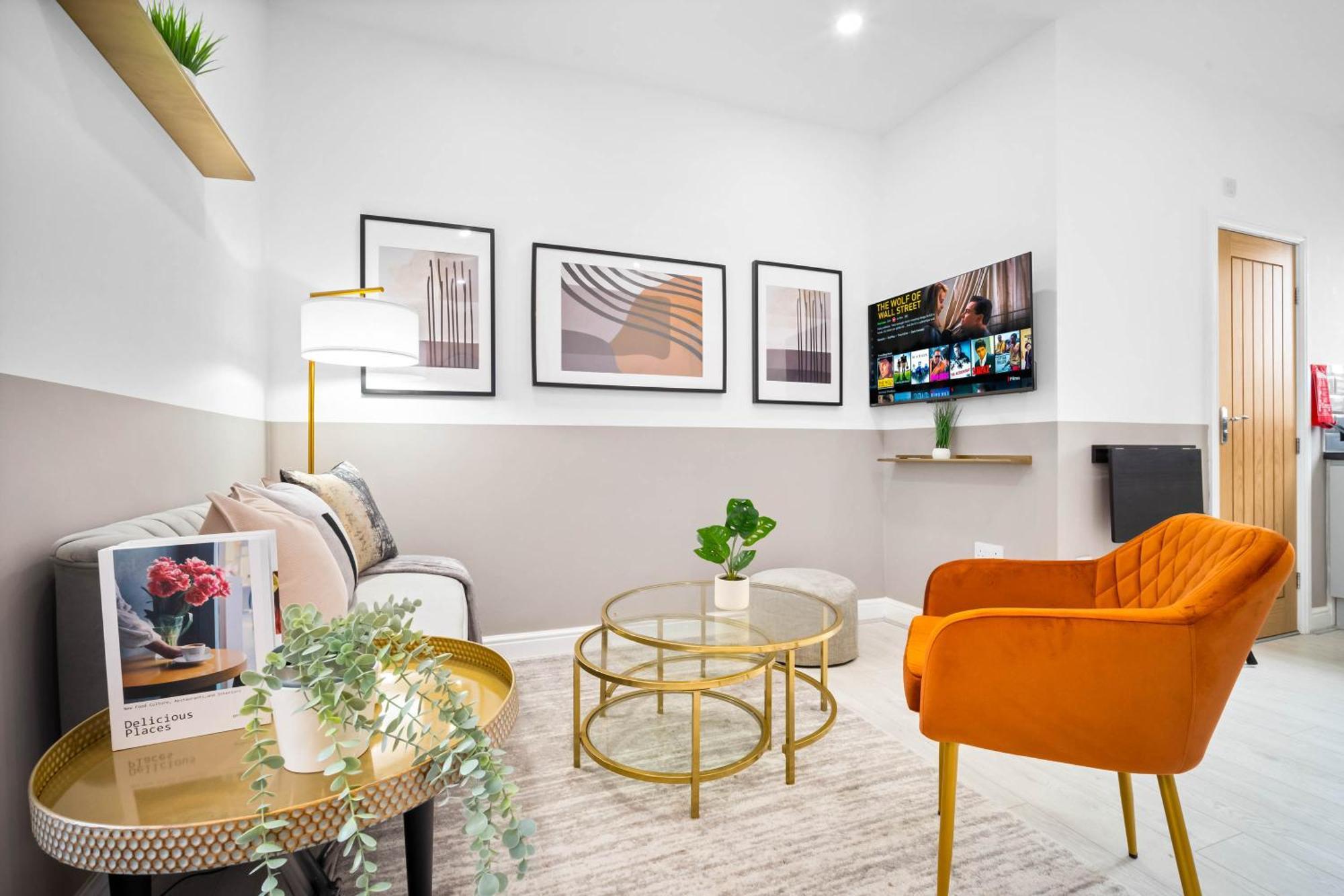 Luxury Apartment - Wifi - Smart Tv - Near City Centre - 2Mr Бирмингем Номер фото